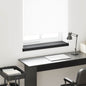 JUNG Vida Fensterbank Anthrazit mit Holzmaserung 80 x 25 x 4,5 cm PVC