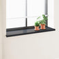 JUNG Vida Fensterbank Anthrazit mit Holzmaserung 140 x 45 x 4,5 cm PVC