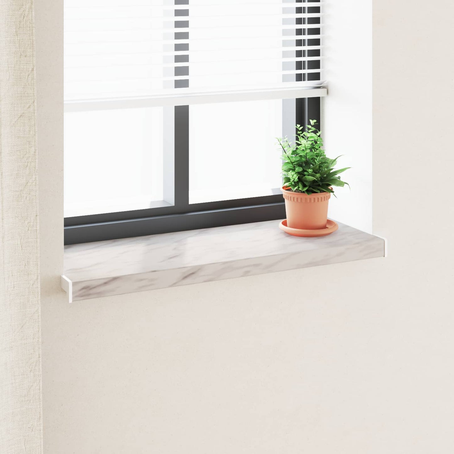 JUNG Vida Fensterbank Marmor Text -enure 60 x 30 x 4,5 cm PVC