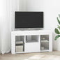JUNG Vida Eck-LED-TV-Schrank Weiß 100 x 40 x 50 cm Holzwerkstoff