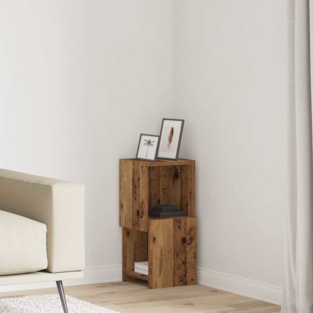 JUNG Vida Eckschrank Altholz 25,5x25x55cm Holzwerkstoff