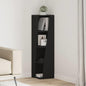 JUNG Vida Eckschrank Schwarz 27,5x27x102cm Holzwerkstoff