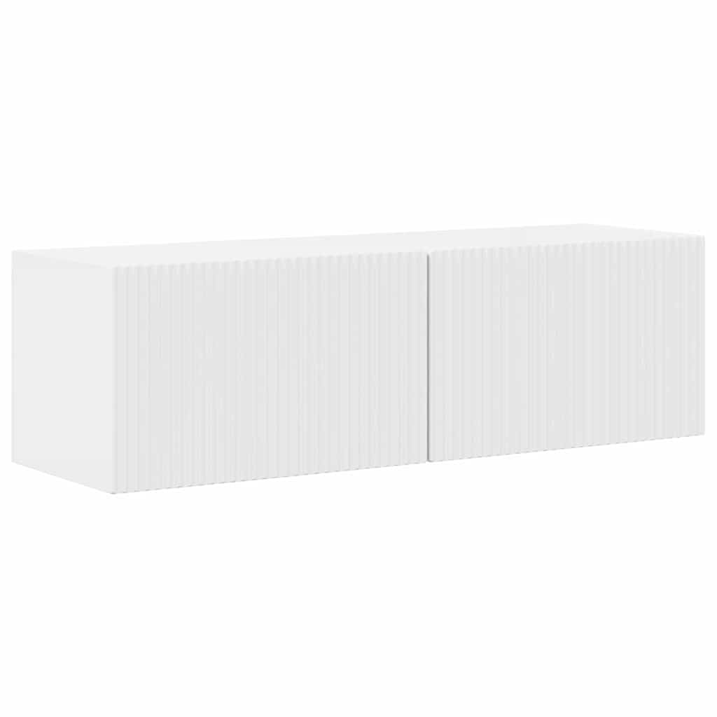 JUNG Vida TV-Wandschrank Glänzend Weiß 98 x 31 x 29,5 cm Holzwerkstoff