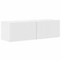 JUNG Vida TV-Wandschrank Glänzend Weiß 98 x 31 x 29,5 cm Holzwerkstoff