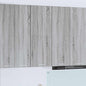 JUNG Vida Hängeschrank Riga Graues Sonoma 40 x 31 x 100 cm Holzwerkstoff
