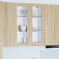 JUNG Vida Hängeschrank Sonoma-Eiche 80 x 31 x 100 cm Holzwerkstoff