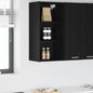 JUNG Vida Hängeschrank Schwarz Eichen-Optik 40 x 29,5 x 80 cm