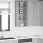 JUNG Vida Hängeschrank Graues Sonoma 40 x 29,5 x 100 cm Holzwerkstoff