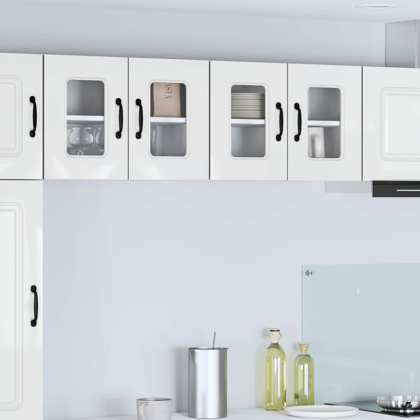 JUNG Vida Küchenschrank Kalmar 2 pcs Hochglanz Weiß 60 x 31 x 40 cm
