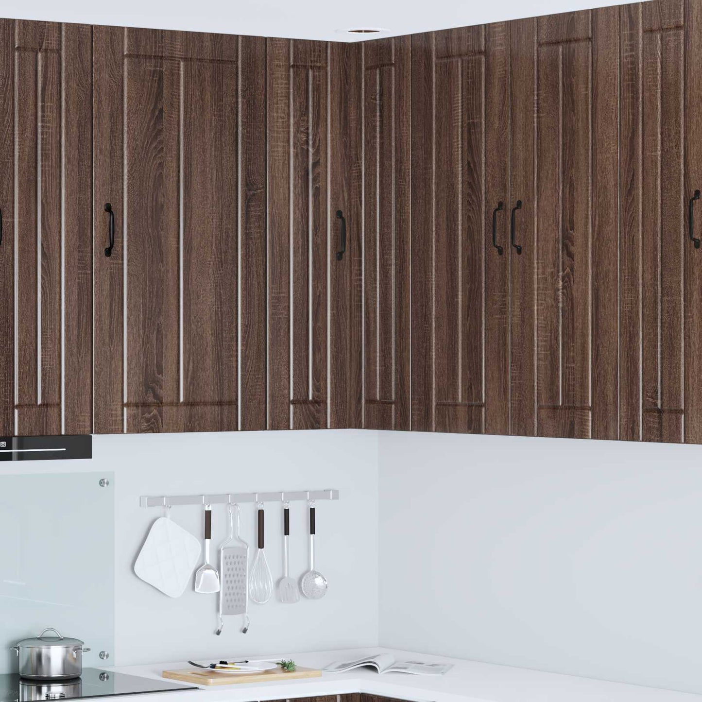 JUNG Vida Küchenschrank Braun Eichen-Optik 57 x 57 x 100 cm Holzwerkstoff