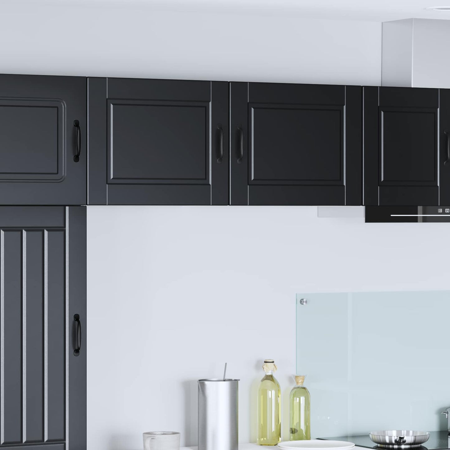 JUNG Vida Küchenschrank 2 pcs Schwarz 50 x 31 x 40 cm Holzwerkstoff