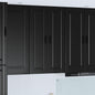 JUNG Vida Küchenschrank mit Regal Schwarz 30 x 31 x 100 cm Holzwerkstoff