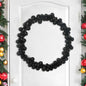 JUNG Vida Weihnachtskugelgirlande Schwarz 186 cm Polystyrol
