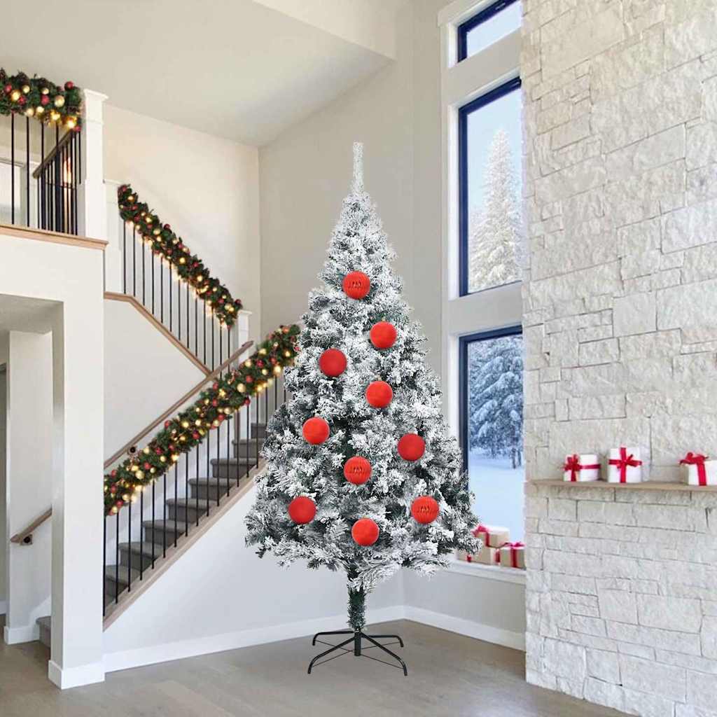 JUNG Vida Weihnachtsbaumkugel-Set XXL 4 pcs Rot Kunststoff