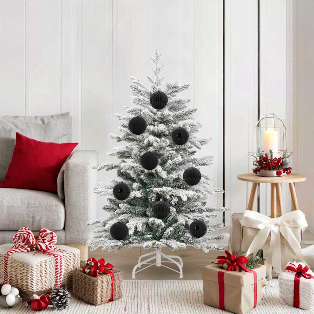 JUNG Vida Weihnachtsbaumkugel Set XL 15 pcs Schwarz Kunststoff