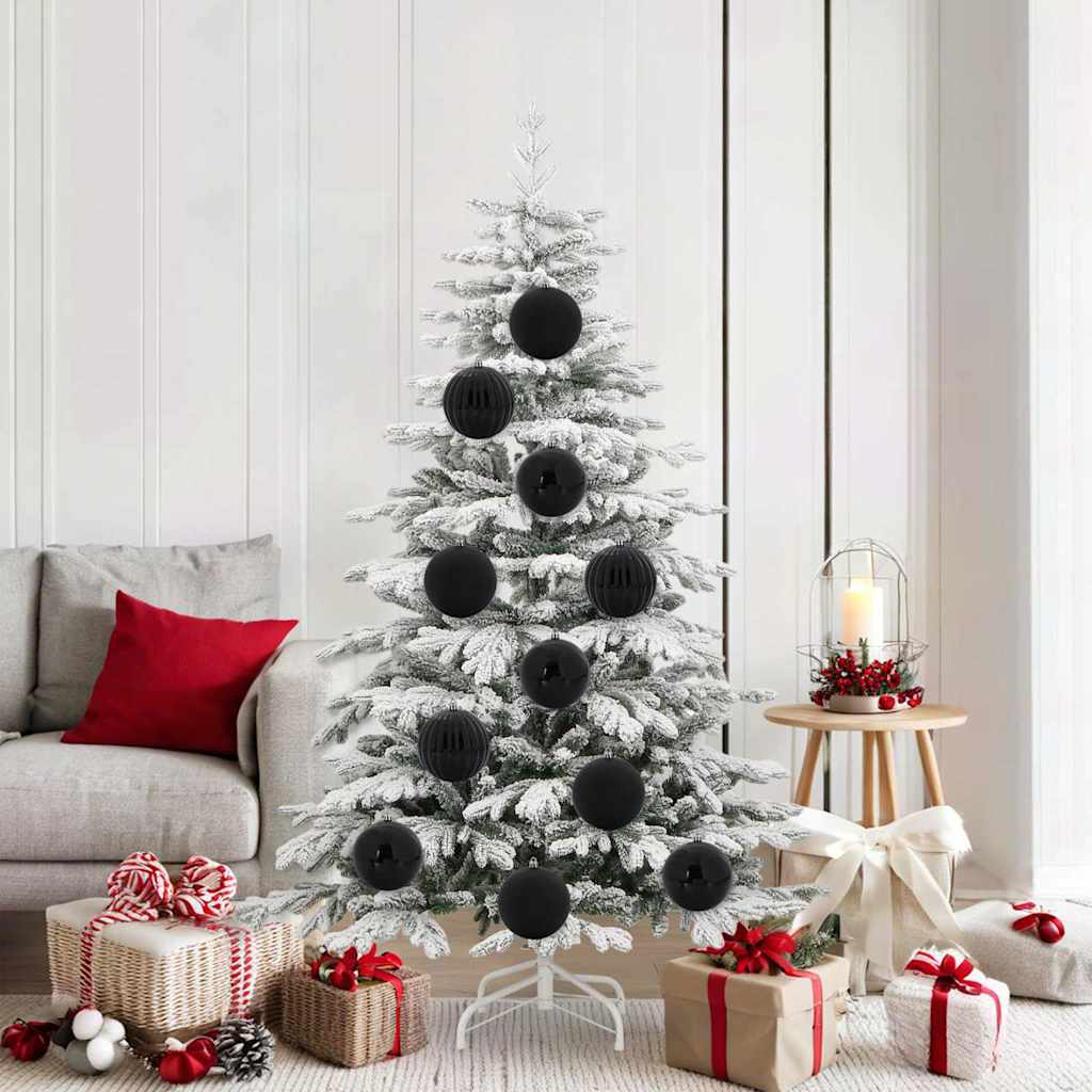 JUNG Vida Weihnachtsbaum Ornament Set XL 9 pcs Schwarz Kunststoff