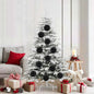 JUNG Vida Weihnachtsbaum Ornament Set XL 9 pcs Schwarz Kunststoff