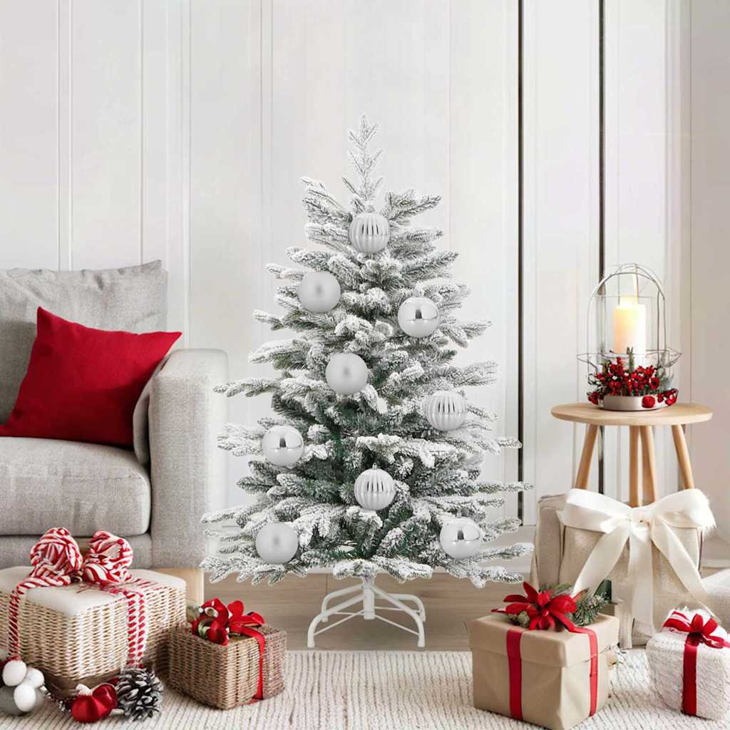 JUNG Vida Weihnachtsbaumkugel Set XL 15 pcs Silber Kunststoff
