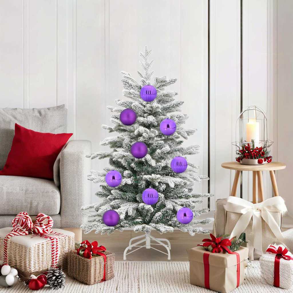 JUNG Vida Weihnachtsbaumkugel Set XL 15 pcs Lila Kunststoff