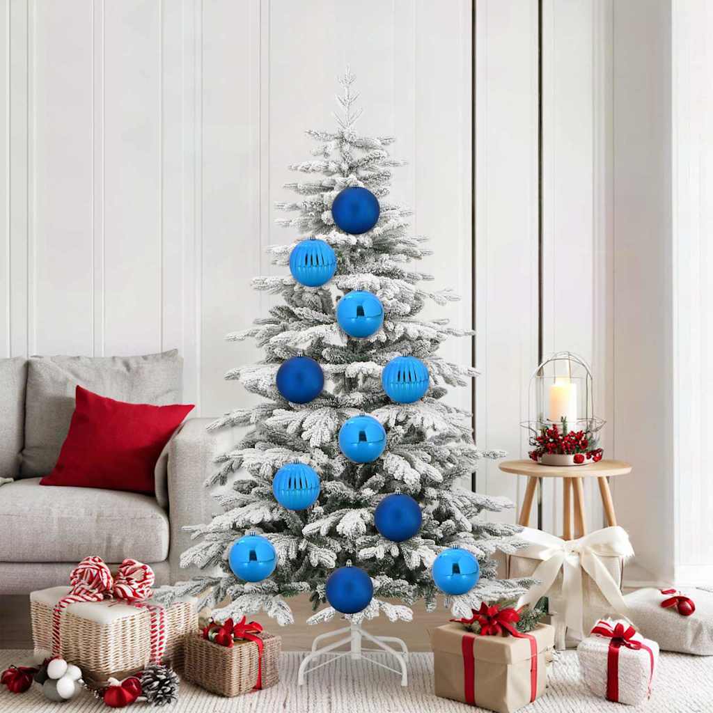 JUNG Vida Weihnachtskugel Set XL 9 pcs Blau Kunststoff