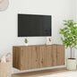 JUNG Vida TV-Wandschrank Artisan-Eiche 100 x 35 x 41 cm Holzwerkstoff