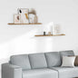 JUNG Vida Wandregal mit Regal 2 pcs Braun 100 x 9 x 3 cm Holzwerkstoff