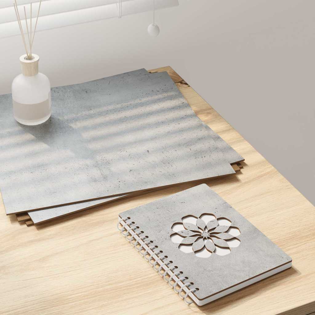 JUNG Vida Dekoplatten 50 pcs Beton Grau 30 x 30 x 0,27 cm Holzwerkstoff