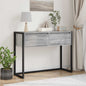 JUNG Vida Beistelltisch Graues Sonoma 100 x 36 x 75 cm Holzwerkstoff