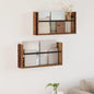 JUNG Vida Magazinregal 2 pcs Altholz 60 x 12 x 30 cm Holzwerkstoff
