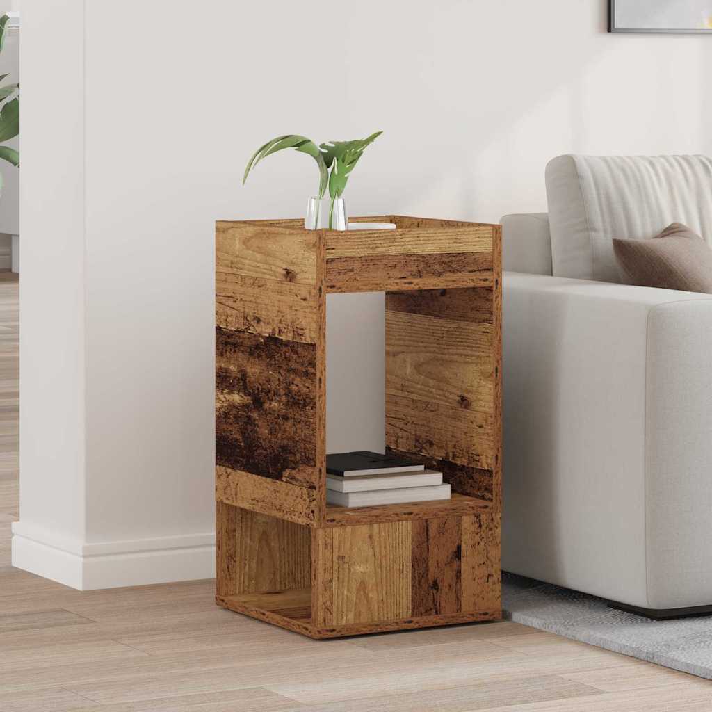JUNG Vida Beistelltisch Altholz 30 x 30 x 56 cm Holzwerkstoff