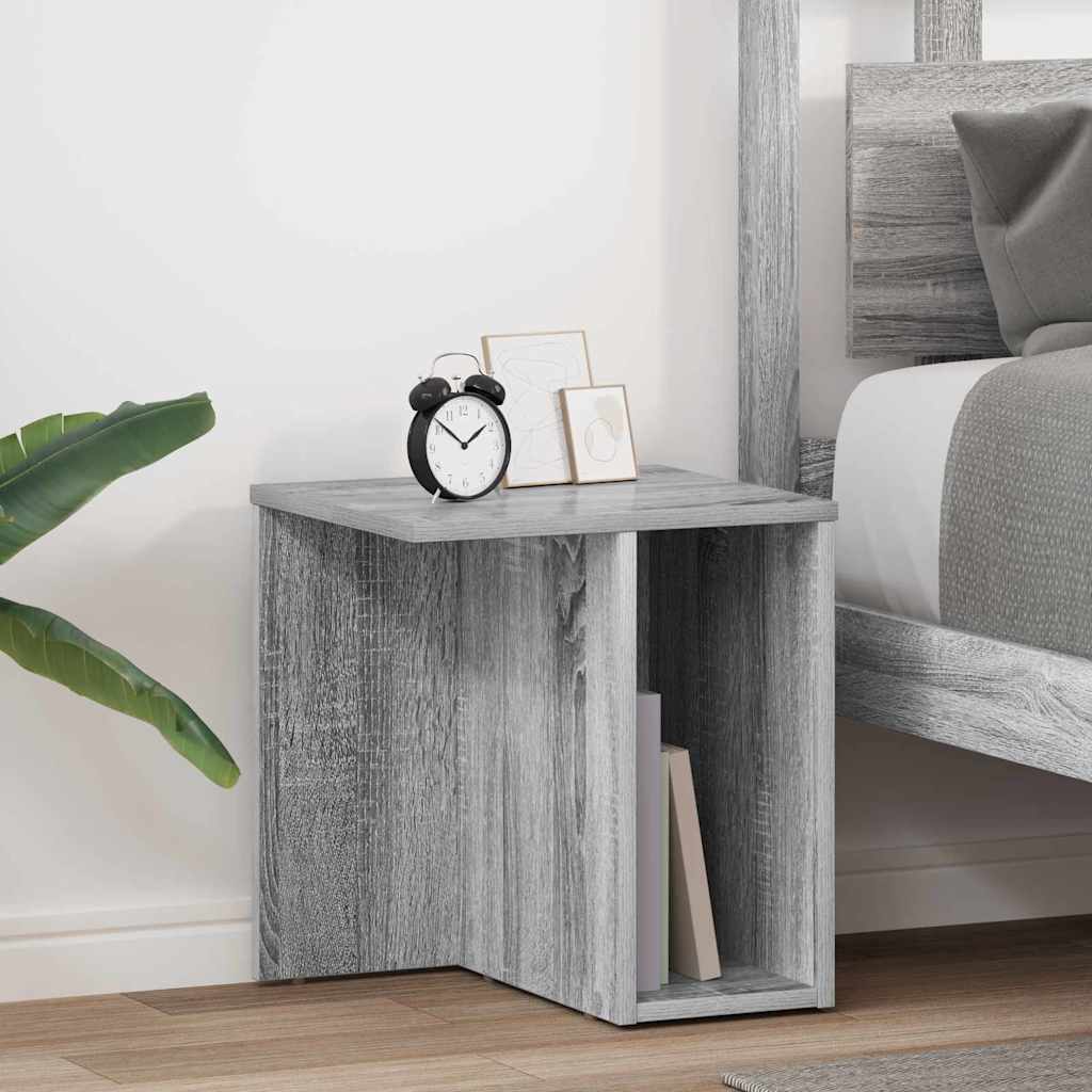 JUNG Vida Beistelltisch 2 pcs Graues Sonoma 37 x 32 x 40 cm Holzwerkstoff