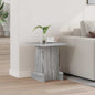 JUNG Vida Beistelltisch Graues Sonoma 35,5 x 35 x 40 cm Holzwerkstoff
