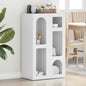 JUNG Vida Sideboard Hochglanz Weiß 59 x 35 x 100,5 cm Holzwerkstoff