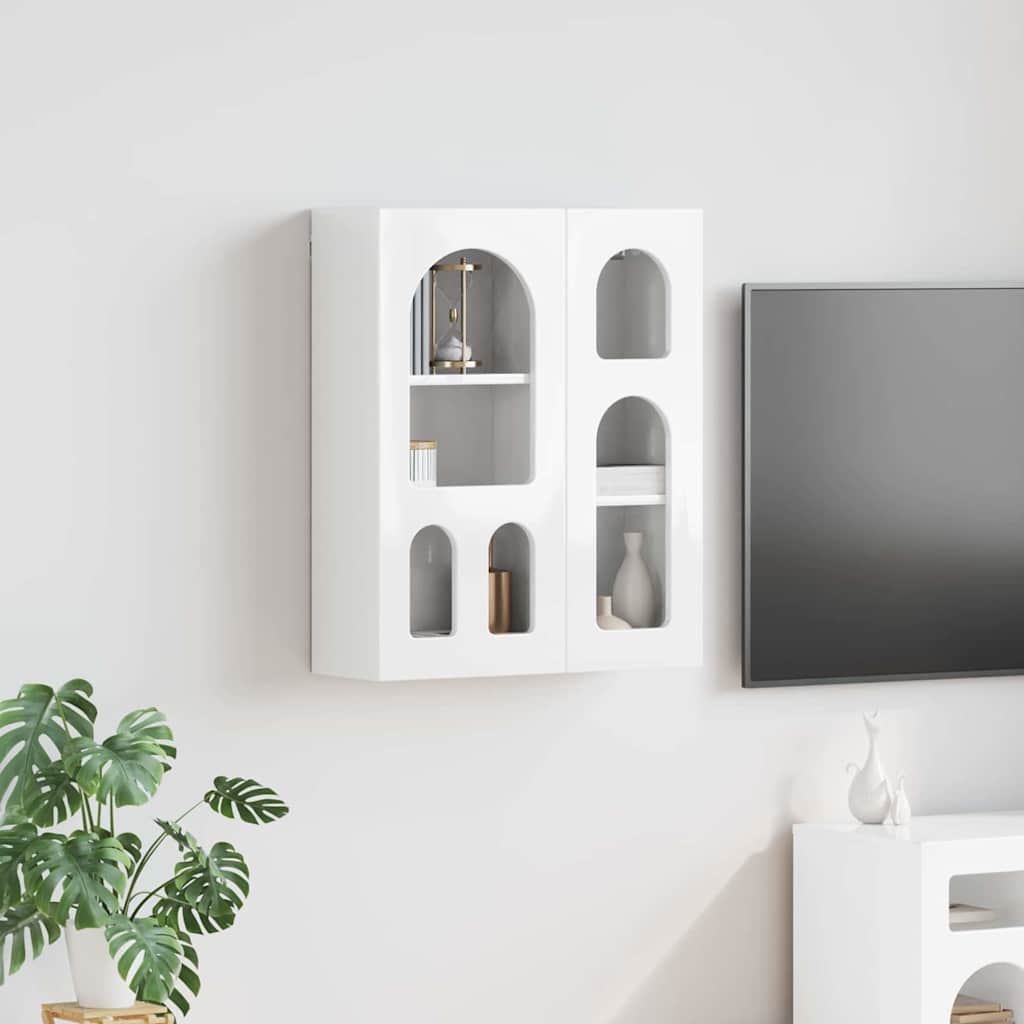 JUNG Vida Hängeschrank Hochglanz Weiß 59 x 20 x 71,5 cm Holzwerkstoff