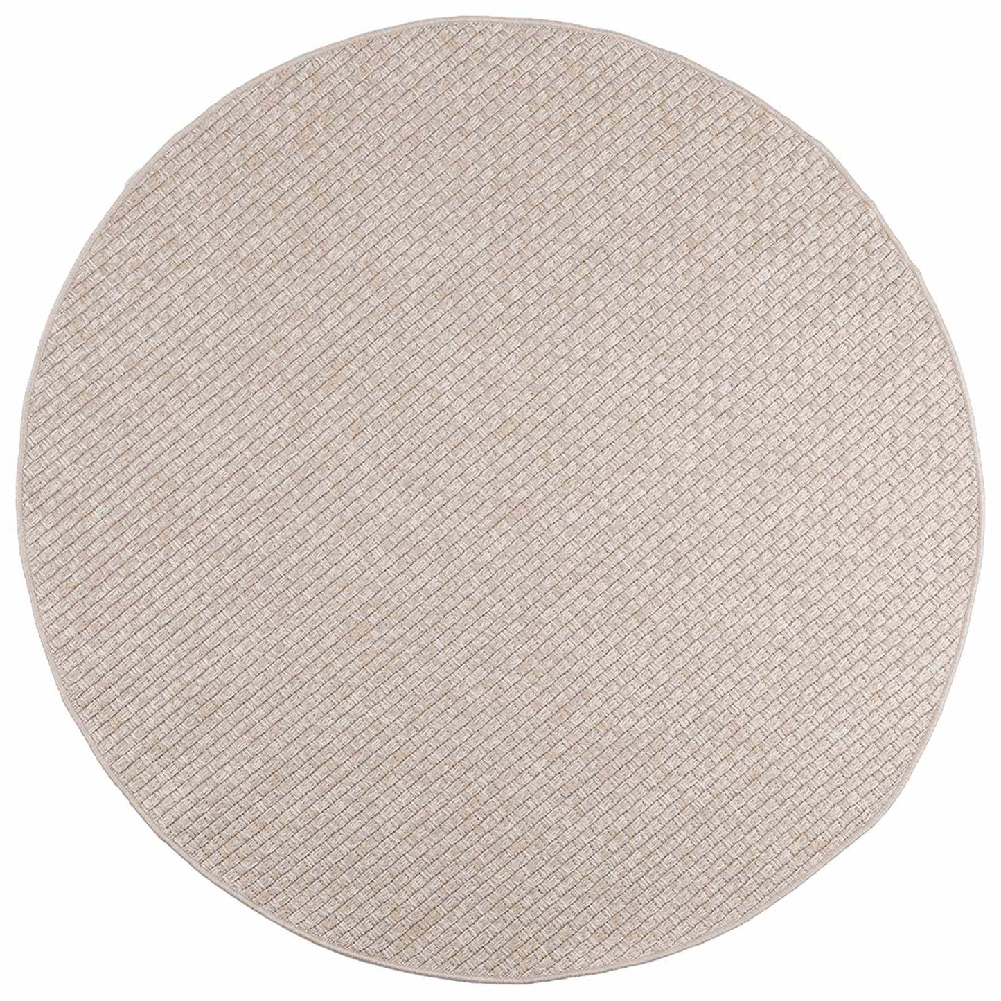 JUNG Vida Bereichsteppiche Rund HUARTE Creme Ø 160 CM Polyester