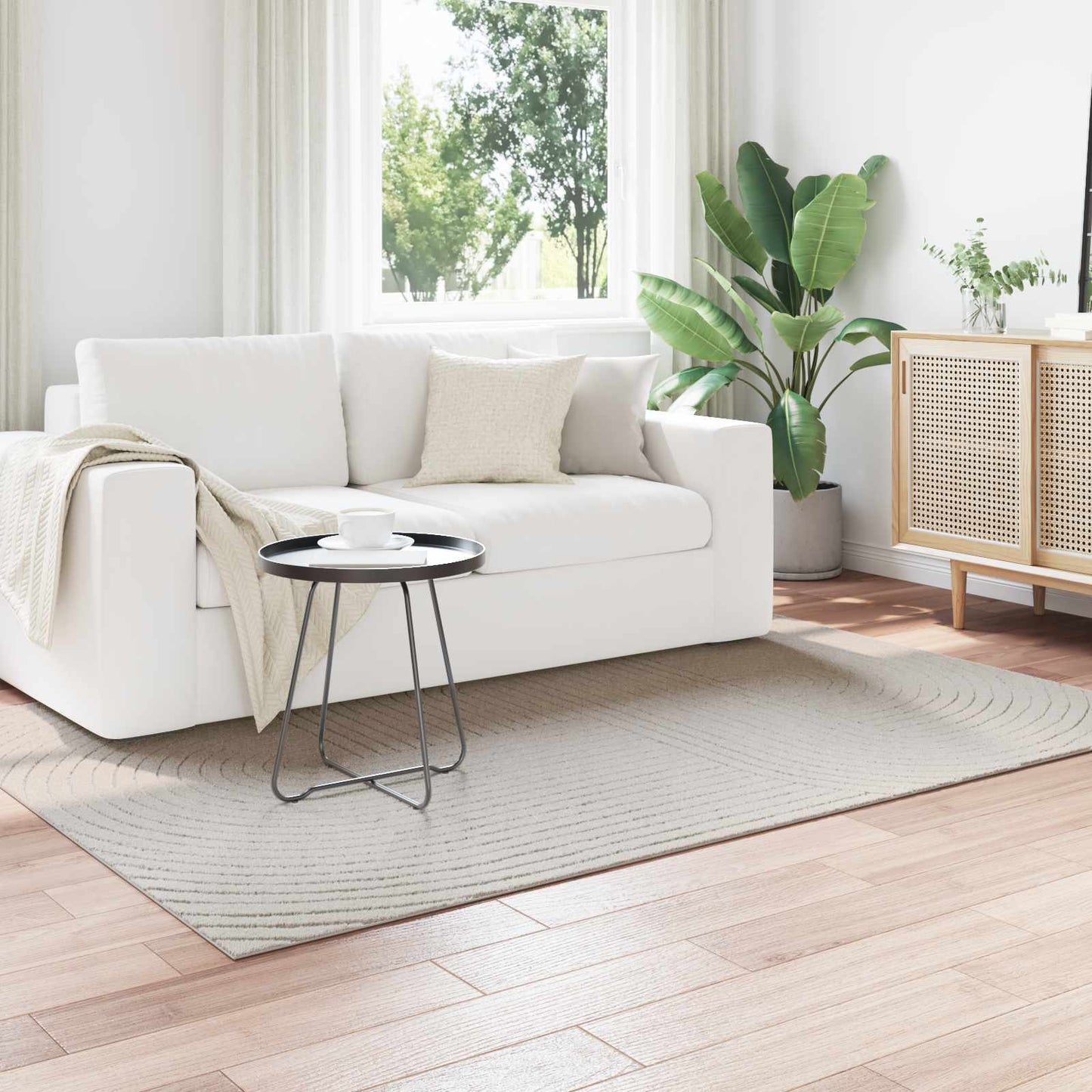 JUNG Vida Bereichsteppiche HUARTE Creme 230 x 160 cm Polyester