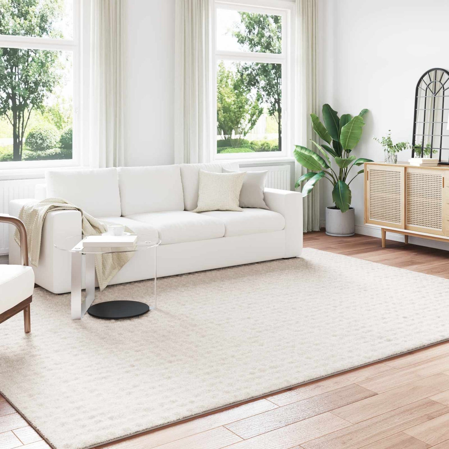 JUNG Vida Bereichsteppiche HUARTE Creme 280 x 200 cm Polyester