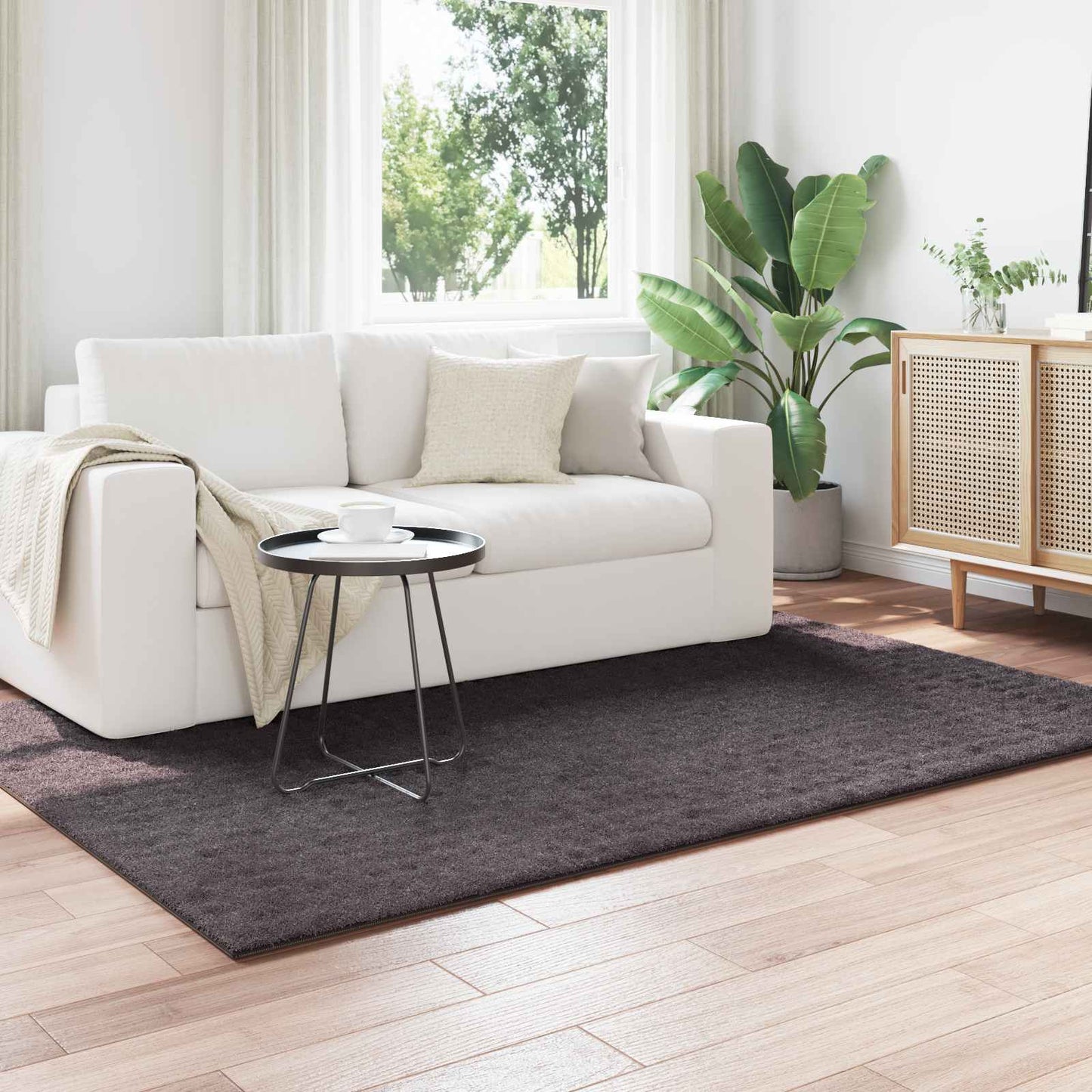 JUNG Vida Bereichsteppiche HUARTE Anthrazit 200 x 140 cm Polyester