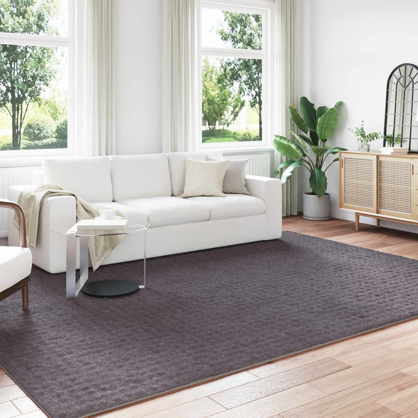 JUNG Vida Bereichsteppiche HUARTE Anthrazit 280 x 200 cm Polyester