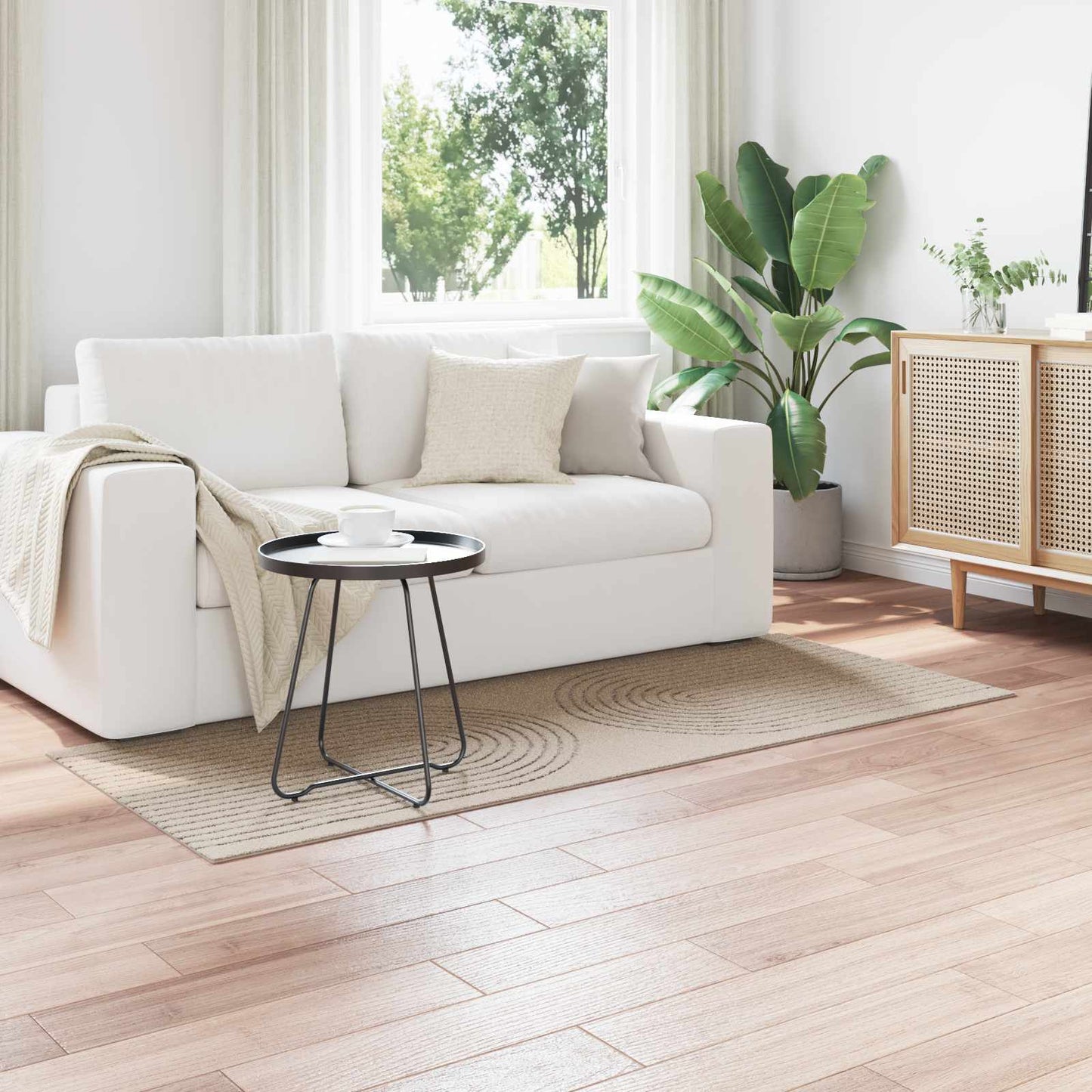 JUNG Vida Bereichsteppiche Rechtwinklig HUARTE Beige 150 x 80 cm