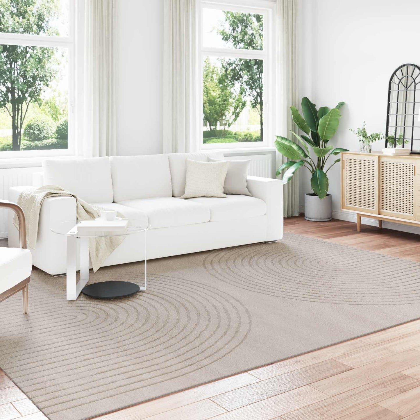 JUNG Vida Bereichsteppiche HUARTE Beige 340 x 240 cm Polyester