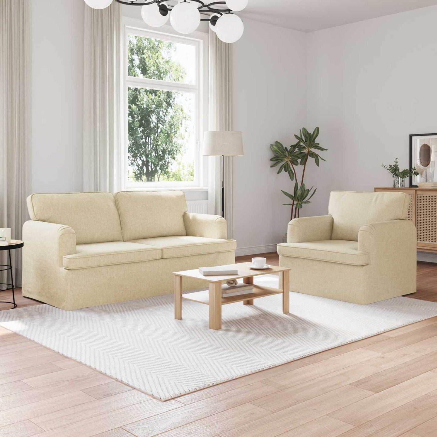 JUNG Vida Sofa 2 pcs Creme
