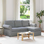 JUNG Vida Sofa Hellgrau Gesamtabmessungen: 195 x 138 x 80 cm (B x T x H)