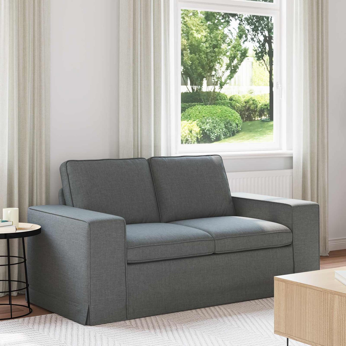 JUNG Vida Sofa Dunkelgrau Gesamtabmessungen: 162 x 80 x 82 cm (B x T x H)