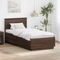 JUNG Vida Bettrahmen Braun Eichen-Optik 70 x 190 cm Holzwerkstoff