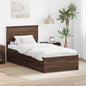 JUNG Vida Bettrahmen Braun Eichen-Optik 90 x 200 cm Holzwerkstoff