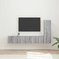 JUNG Vida TV-Schrankset Wandmontiert 3 pcs Graues Sonoma Holzwerkstoff