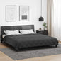 JUNG Vida Sommerdecke Anthrazit 200 x 200 cm Mikrofaser