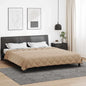 JUNG Vida Sommerdecke Taupe 220 x 200 cm Mikrofaser