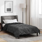 JUNG Vida Sommerdecke Schwarz und Anthrazit 200 x 155 cm Mikrofaser